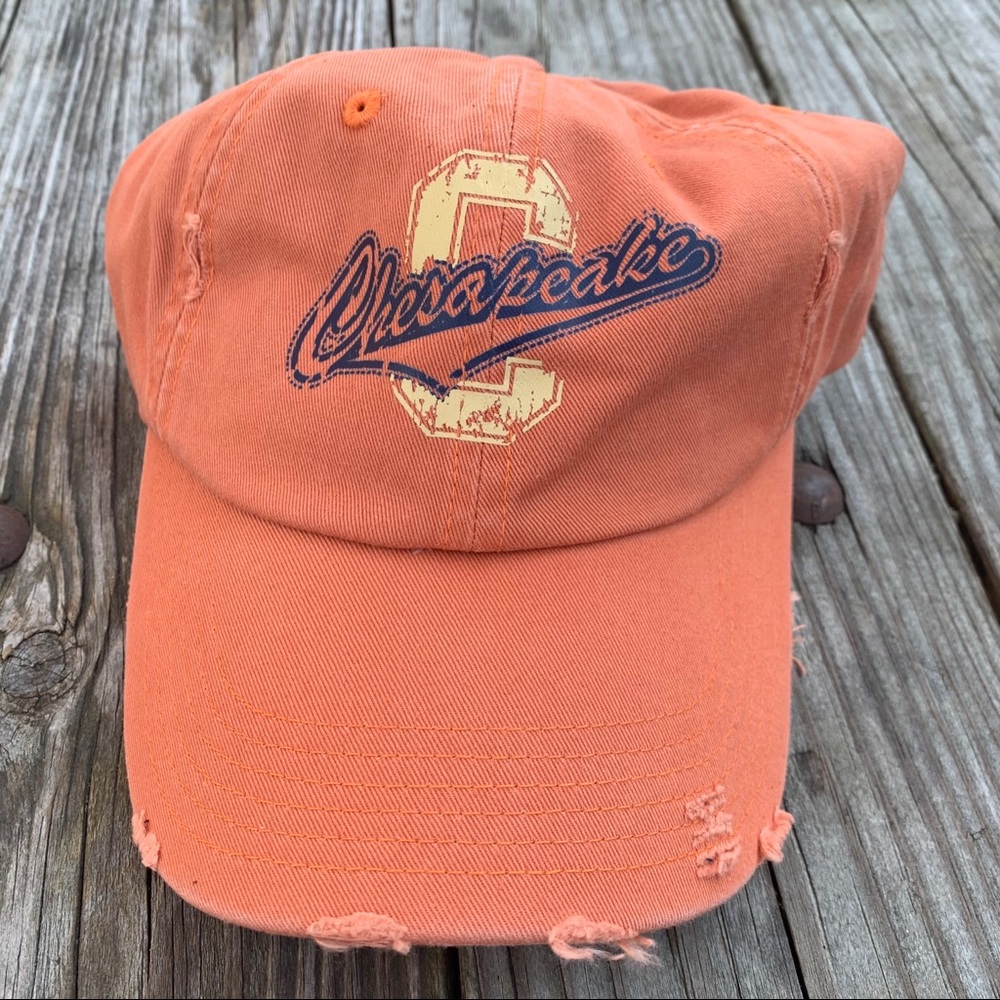 Chesapeake orange and blue hat by District Threads- one size- NWOT